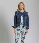 APNY Collarless Jacket Medium Indigo