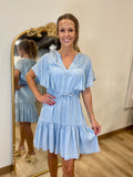 Dylan Callie Dress Faded Denim