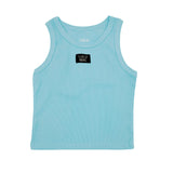Turq Lulu Mac Solid Tank Tops