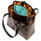 Miami Clearly Tortoise Piper Tote with Pouch