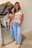 Bayeas Mid Rise Barrel Jean Light Blue