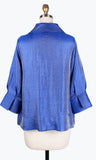 Damee Wide Ball Collar Jacket Royal Blue