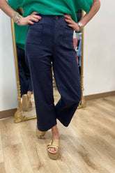 Renuar Woven Pant Midnight