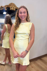 Lemon Luxe Mini Dress