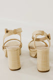 Snooze Raffia Heel