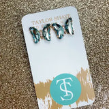 Taylor Shaye Butterfly Studs Blue
