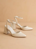 Oasis Society Princess Heel White