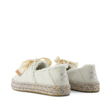TOMS Caroline Lace Up White