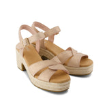 TOMS Isla Pale Rose Suede Sandale