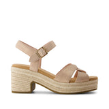 TOMS Isla Pale Rose Suede Sandale