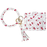 Wristlet Id Wallet Cherry