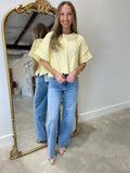 Spring Fling Sleeveless Sweater Yellow