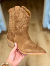 Claire Suede Booties Coffee