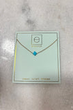 E Newton 16" Signature Cross Small Necklace Turquoise