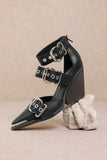 Hendrix Pointed Toe Shoe Black RESTOCK