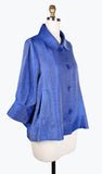 Damee Wide Ball Collar Jacket Royal Blue