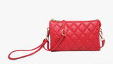 Jen & Co Riley Crossbody Red Quilted