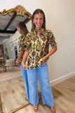 Faculty Favorite Blouse Taupe/Rust