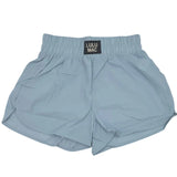Light Blue Lulu Mac Solid Shorts