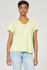 Dear John Vanya Tee Wax Yellow