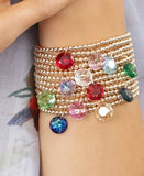 E Newton Classic Gold 3mm Reflection Bracelet