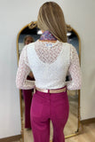 Endless Possibilities Lace Top Cream 2