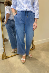 Charlie B Knit Wide Leg Jogger Medium