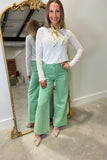 Hug Me Tight Jeans Light Green RESTOCK