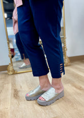 Multiples Pull On Crop Pant Midnight