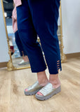 Multiples Pull On Crop Pant Midnight