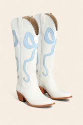 Ruby Bow Boot White/Light