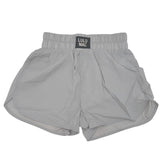 Grey Lulu Mac Solid Shorts