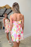 Garden Grace Eyelet Ruched Dress Multi