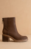 The Megan Lug Chelsea Booties Coffee
