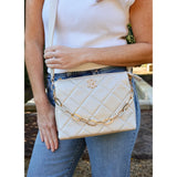 Caroline Hill Ariana Crossbody Pearl Ld
