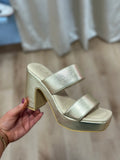 Matisse Gem Platform Sandal Gold