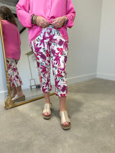 Renuar Woven Capri Printed Orchid
