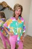 Botanic Burst Oversized Blouse
