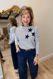 Renuar Stars w Stripes Top New Midnight