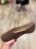 Bamboo Global Flat Brown Faux Suede