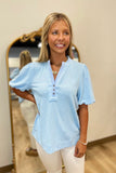 Easy Going Blouse Blue