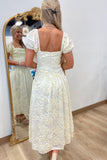 Buttercream Charm Midi Dress