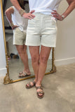 Charlie B Patch Pocket Shorts Fog