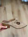 Corkys Oh Bow She Didn't Camel Faux Suede