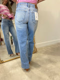 Hidden Ella Classic Straight Jean Medium Dark