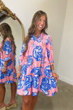 Umgee It's Blooming Dress Pink