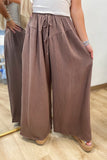 Mexico Wide Leg Pant Mocha