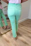 Dear John Jeanne High Rise Crop Jean Hemlock