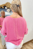 Comfort Zone Tee Raspberry