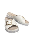 Ilse Jacobsen One Buckle Slide White